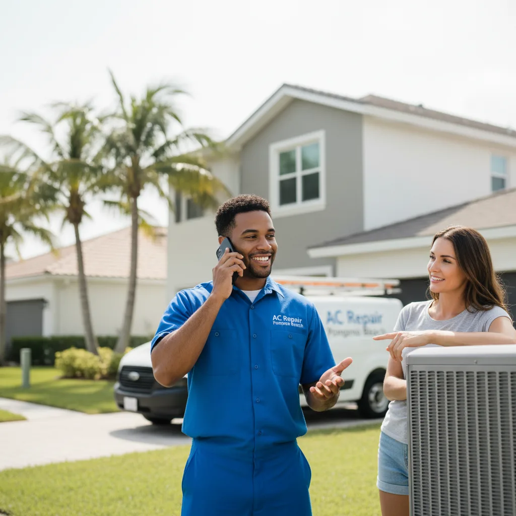 AC Repair Pompano Beach customer support in Cana